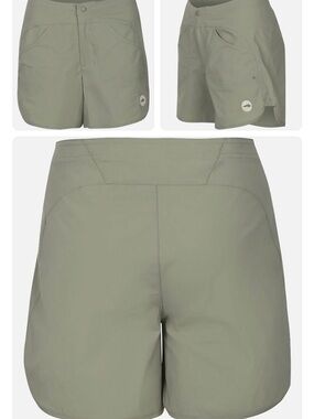 Reel life Women’s Athletic Shorts in Seagrass Green — Lightweight Active Short